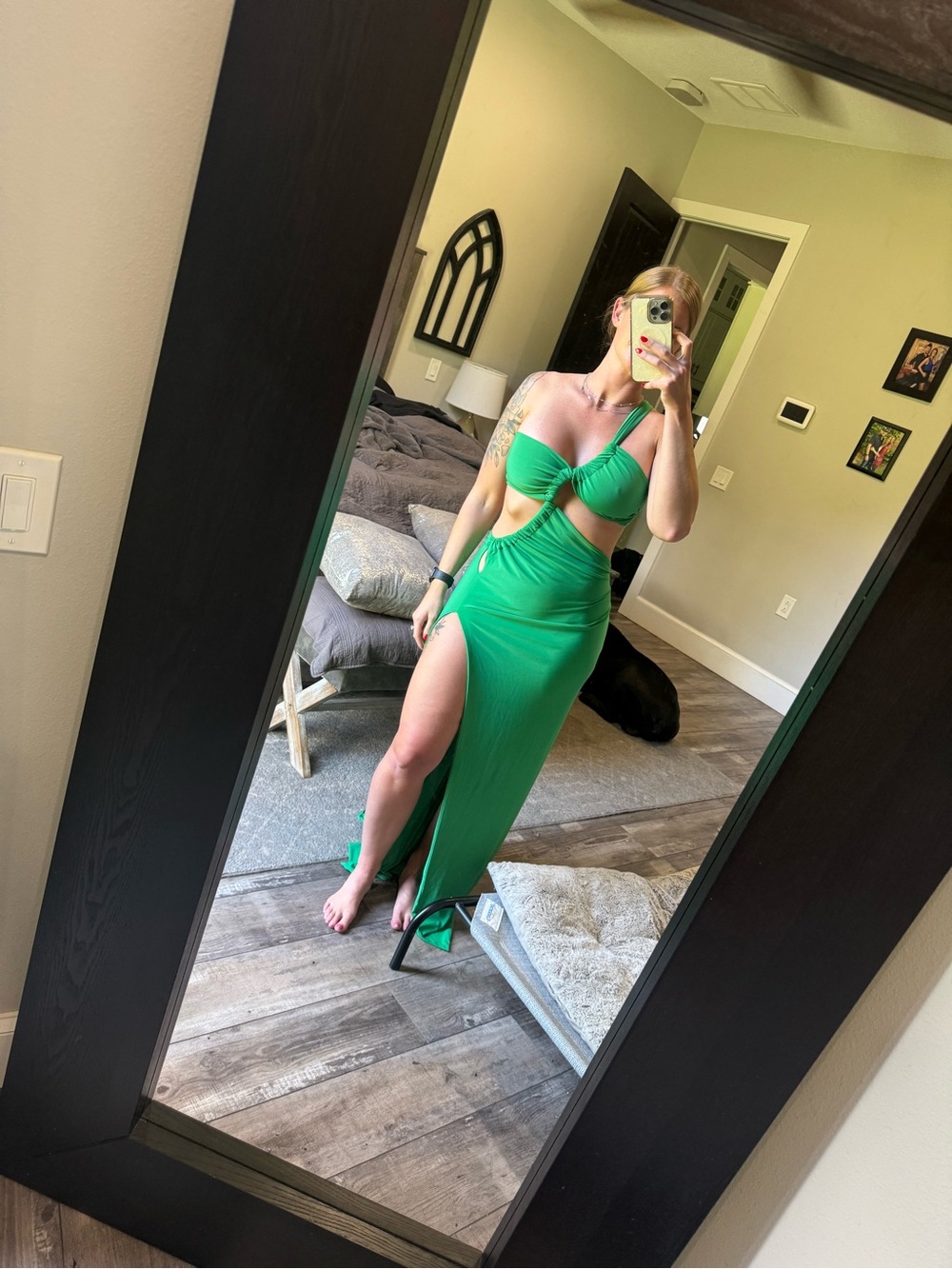 Melani the Label green medium maxi dress - Picture 4 of 6